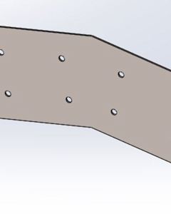 A-frame central knot 655x235x2,7